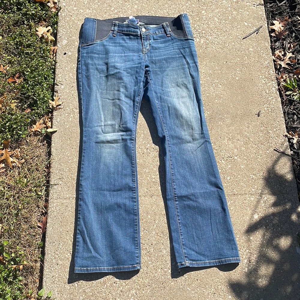 Isabel Maternity skinny bootcut jeans